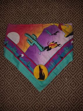 Desert Sunset Bandana Scarf - Multicolor